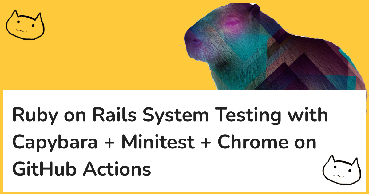 Setup Guide for Ruby on Rails Testing on Github Actions with Minitest ...
